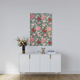 Flowers in a Glass Vase