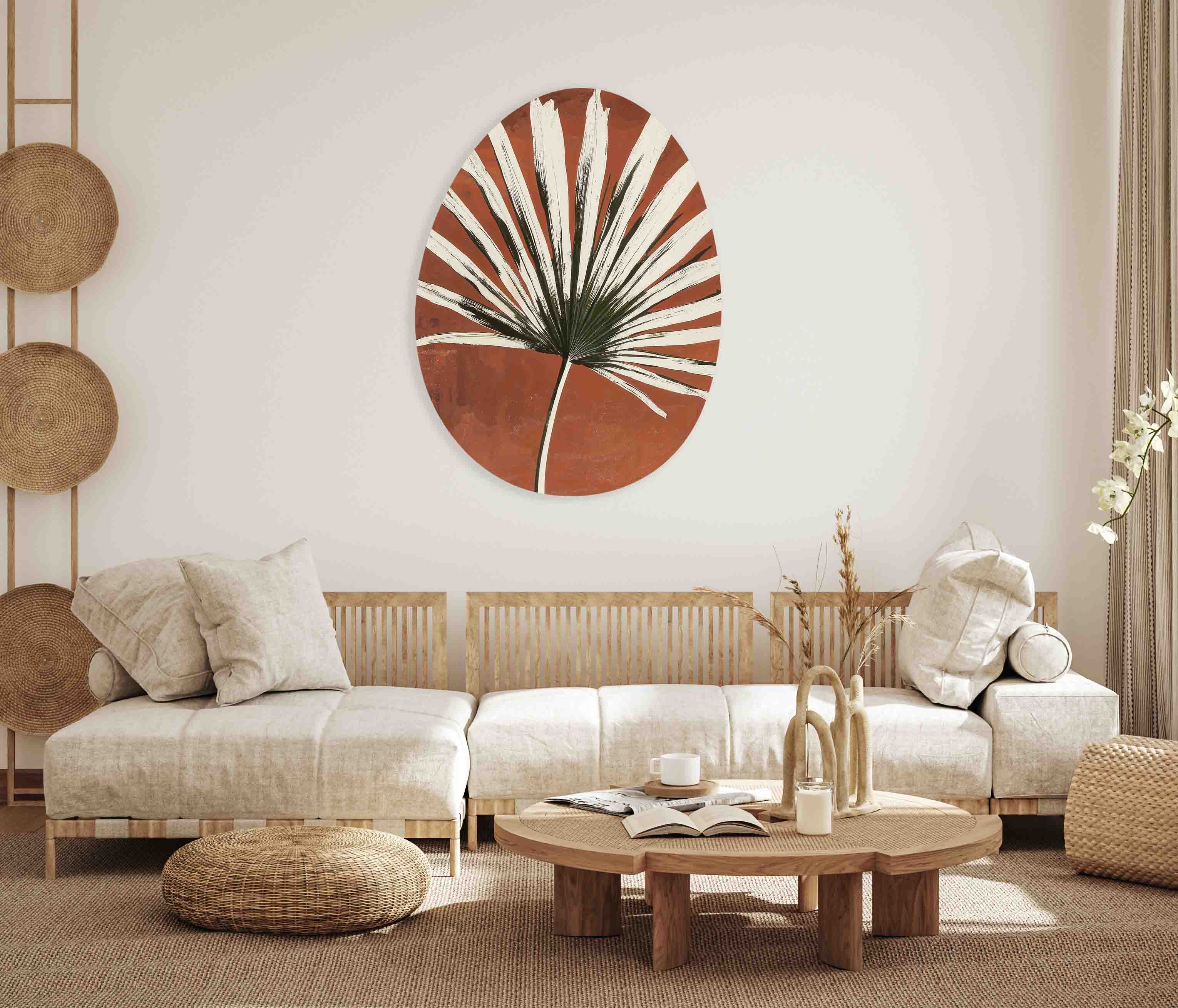 Organische vorm kunst botanisch