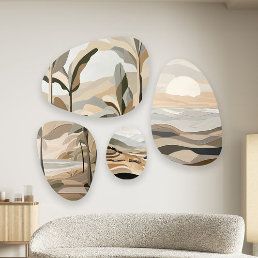 Wandeccoratie aziatisch organisch