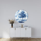 Delft Blue Tiles with Tree