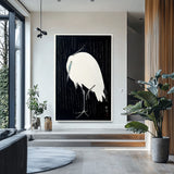 Ohara Koson - Egret in the Rain