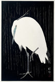 Ohara Koson - Egret in the Rain