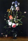 Flowers in a Glass Vase