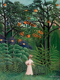 Henri Rousseau - Woman Walking in an Exotic Forest