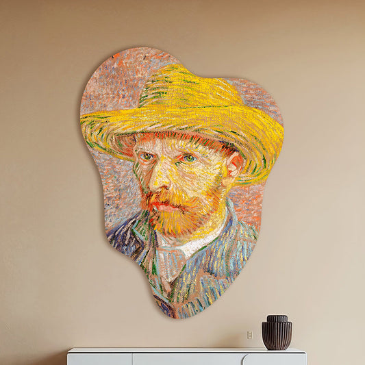 Self-portrait with a Straw Hat