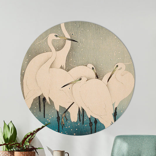 Ohara Koson - Group of Egrets