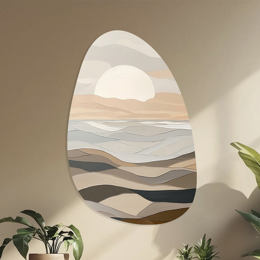 organische kunst zonsondergang