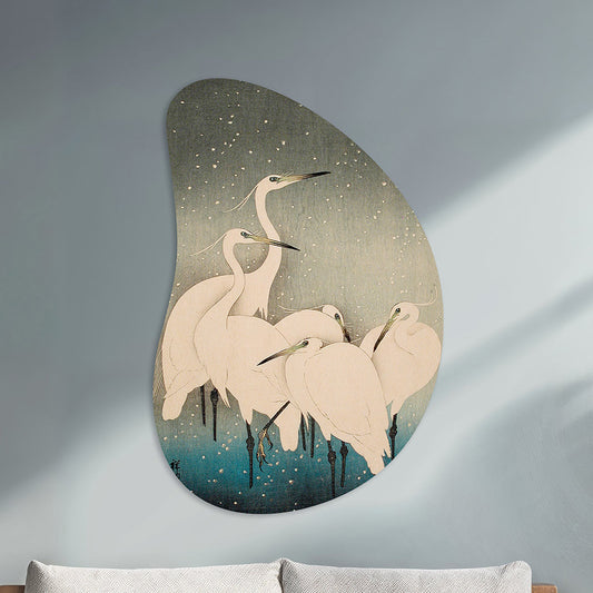 Ohara Koson - Group of Egrets