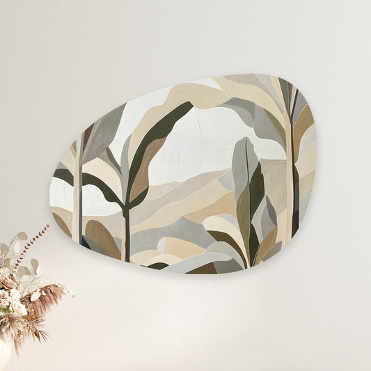 Organische wanddecoratie bananenbomen