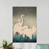 Ohara Koson - Group of Egrets