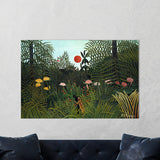 Henri Rousseau - Virgin Forest with Sunset