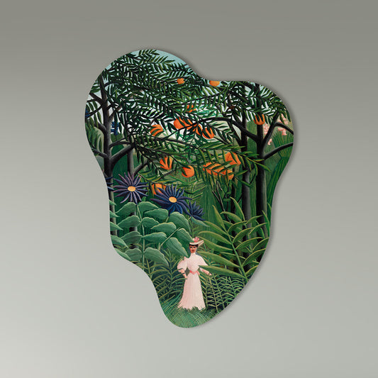Henri Rousseau - Woman Walking in an Exotic Forest