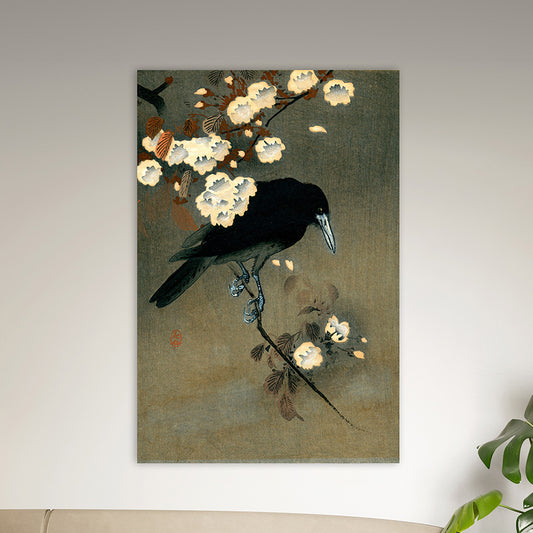 Ohara Koson - Of a Crow and Blossom