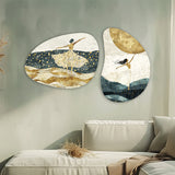 Wanddecoratie organische vorm