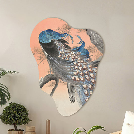 Ohara Koson - Two Peacocks on a Branch