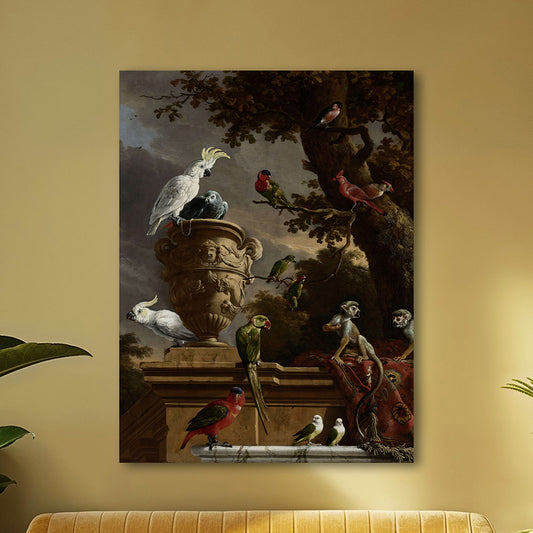 Melchior d'Hondecoeter - De Menagerie