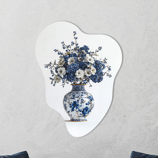 Delfts Blauw Boeket in Vaas