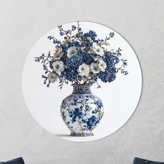 Delfts Blauw Boeket in Vaas