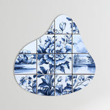 Delft Blue Tiles with Flower
