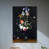 Flowers in a Glass Vase